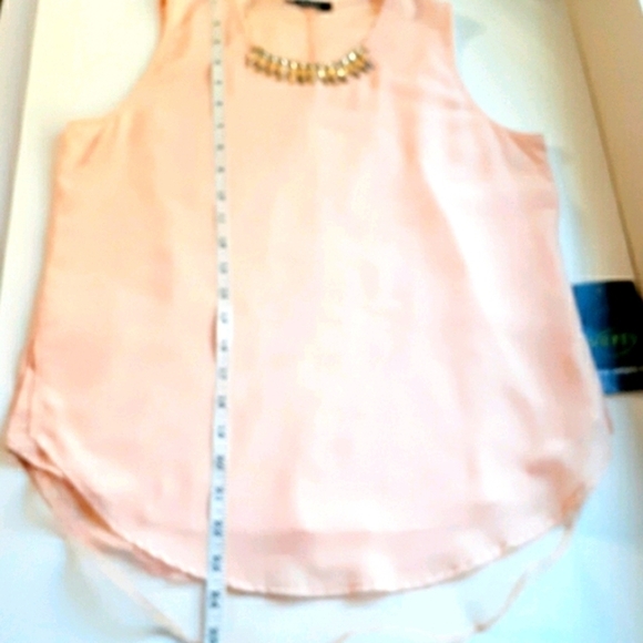 Verty  Women Peach  Embellished/Sleeveless Blouse - Picture 7 of 7